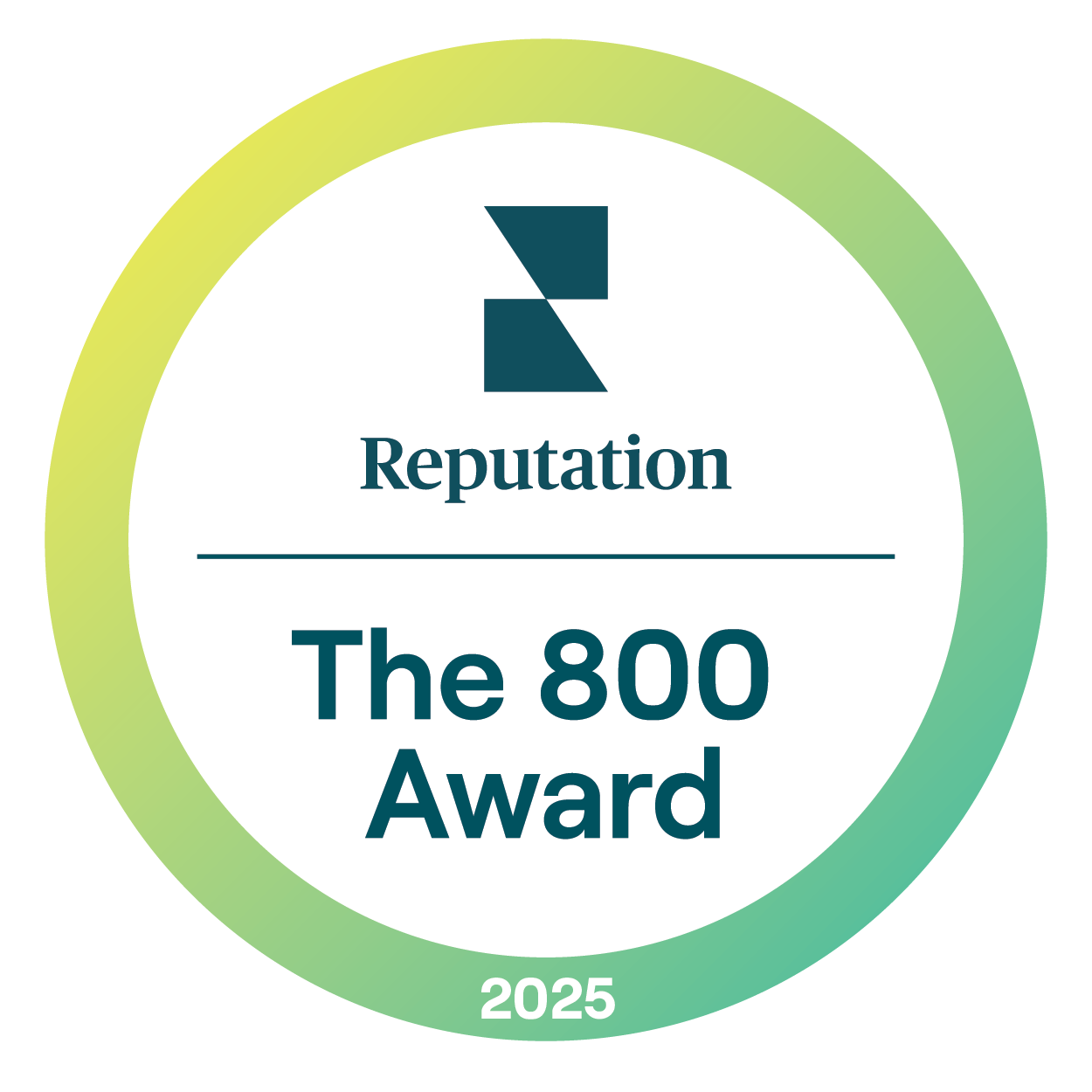 reputation top 800 award